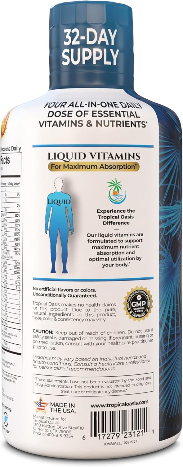 Multivitamínico líquido premium para hombres | Multivitamínico para...