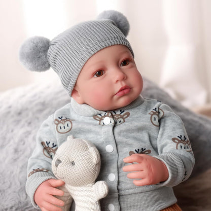 BABESIDE Muñecas realistas de bebé Reborn para niños - 17 pulgadas,...
