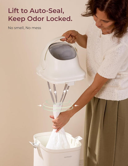 Momcozy Cubo de pañales con control de olores patentado de triple s...
