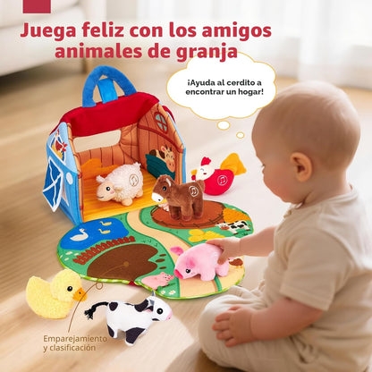 hahaland Juguetes para bebés de 6 a 12 meses \u2013 Granero sorpres...