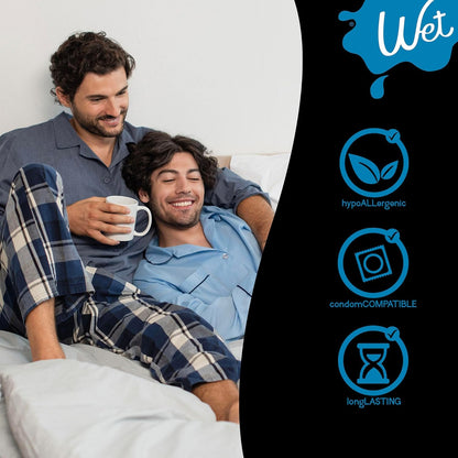 Wet Lubricante comestible saborizado, lubricante personal de alta c...