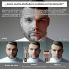 Ufree Maquinilla de afeitar eléctrica para hombres, recortadora de...