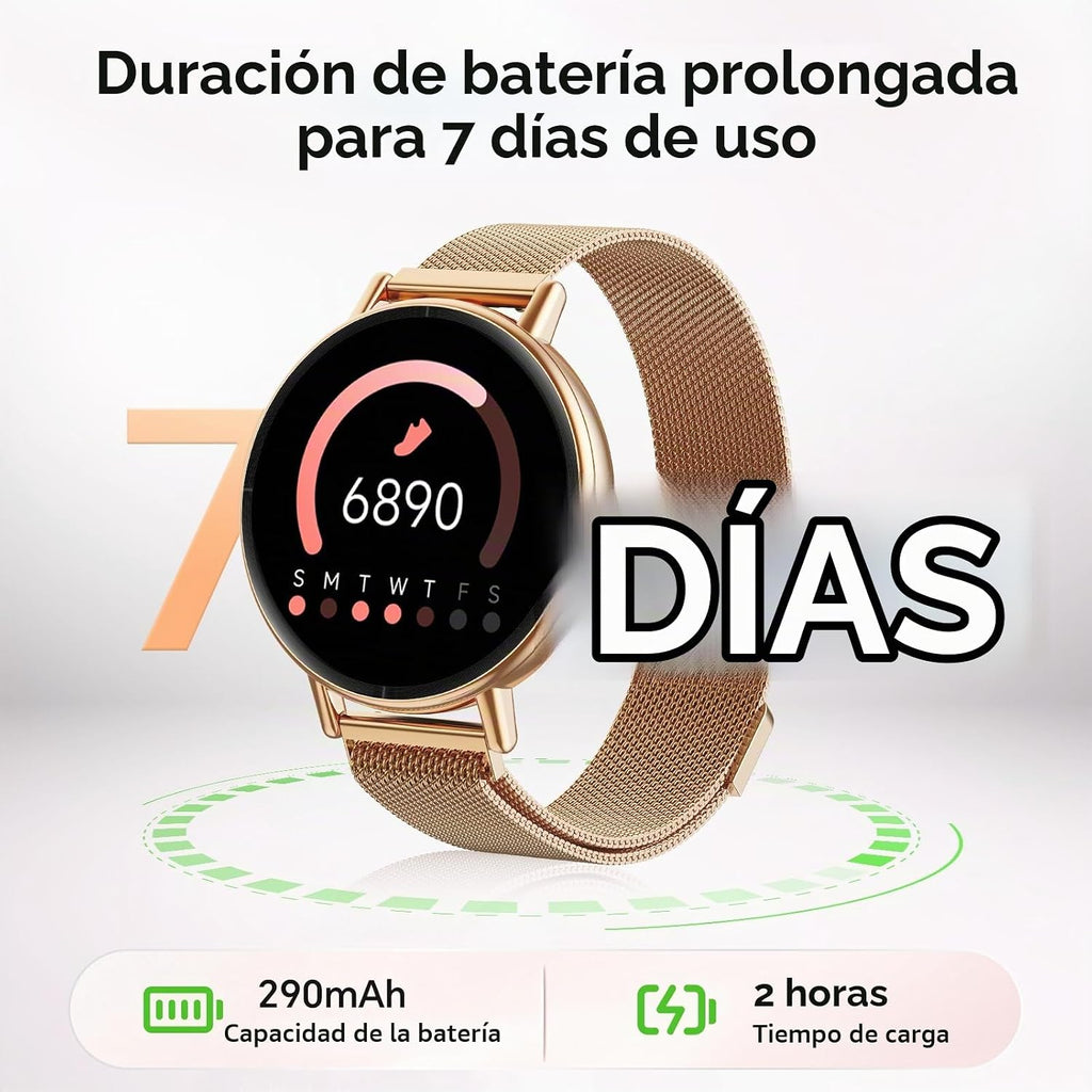 Gydom Reloj inteligente para mujeres y hombres, rastreador de activ...