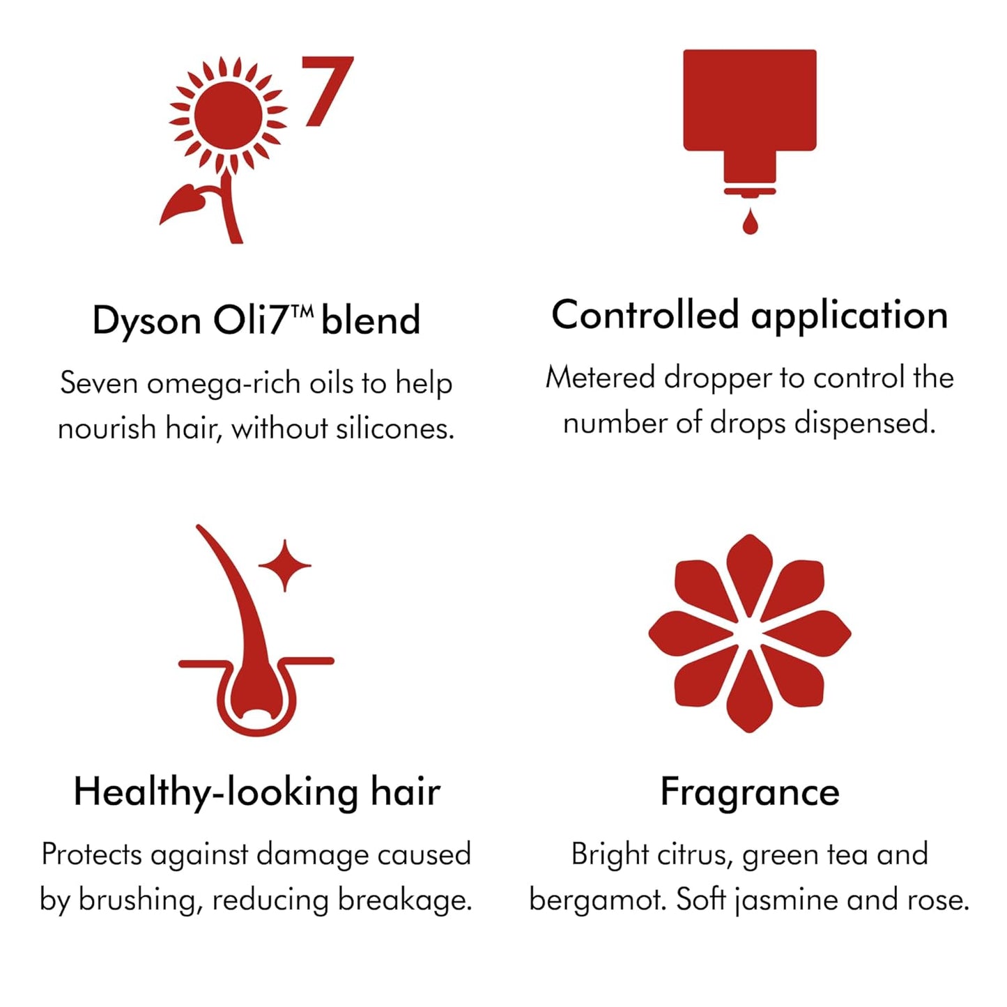 Dyson Aceite hidratante para el cabello Omega™, 1.0 fl oz