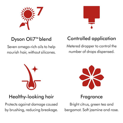 Dyson Aceite hidratante para el cabello Omega™, 1.0 fl oz