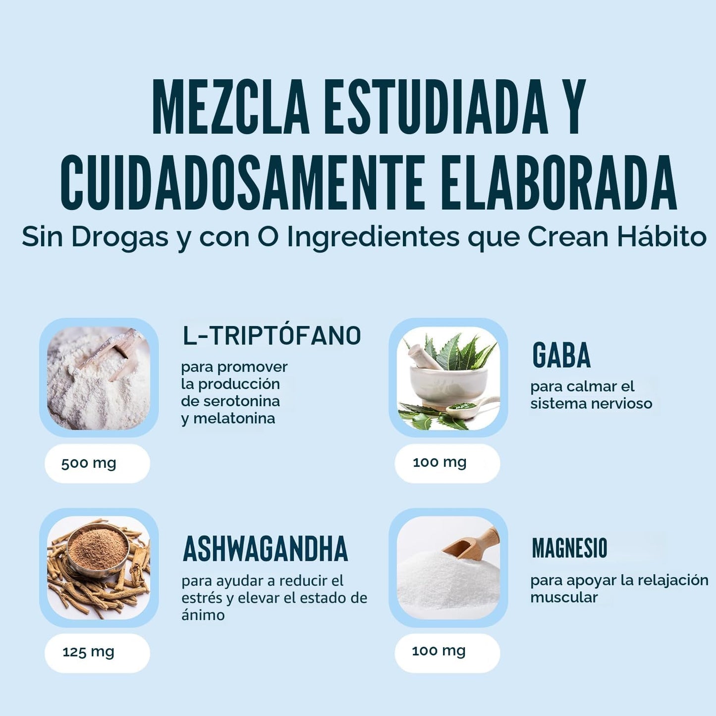 Ayuda para dormir Relaxium para adultos, melatonina 5 mg con glicin...