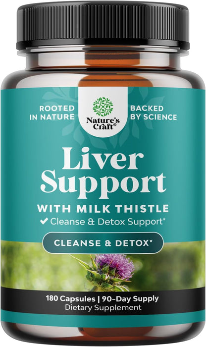 Natures Craft Liver Cleanse Detox &amp; Repair 180 cápsulas - Suple...