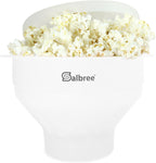 Salbree Tazón plegable de silicona para hacer palomitas de maíz par...