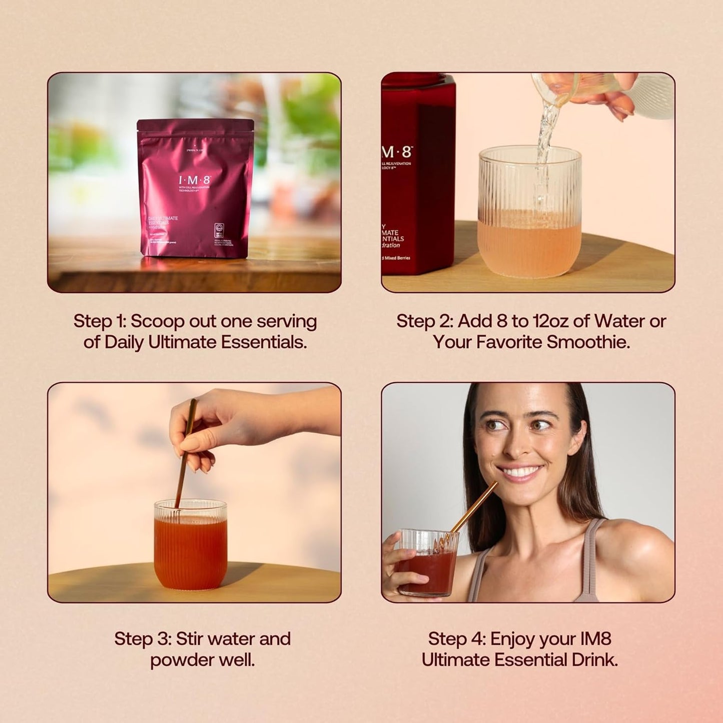 IM8 Daily Ultimate Essentials Suplemento Multivitamínico Todo-en-1,...