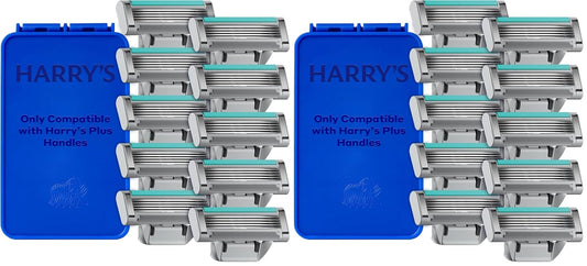 Harry's Plus Razor Refill - 10 cartuchos de cuchillas de afeita...