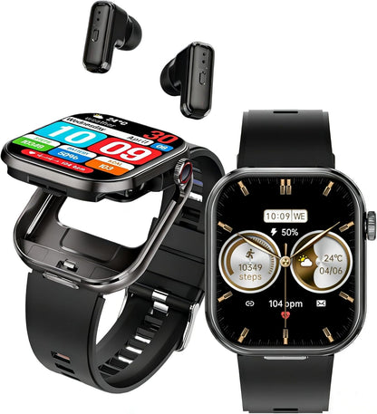 Reloj inteligente Desong con auriculares, pantalla HD de 2.02",...