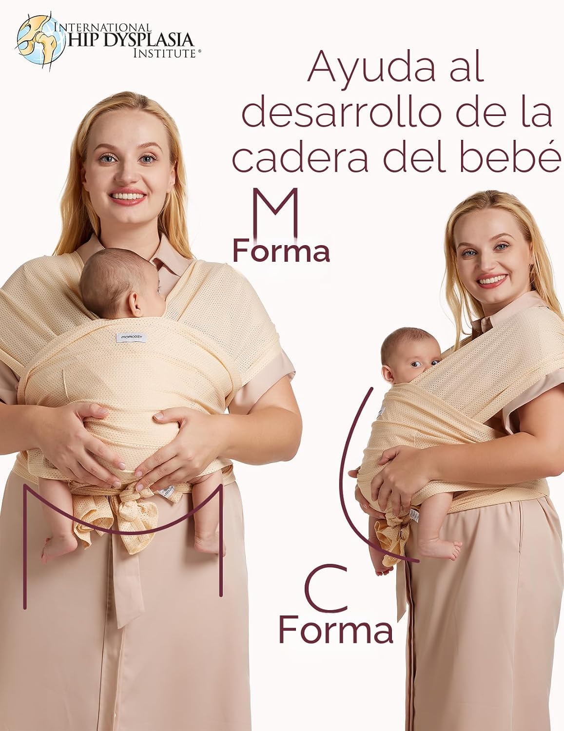 Momcozy Portabebés AirMesh \u2013 El cabestrillo de verano perfecto...