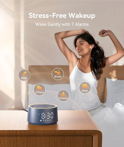 Máquina de sonido y reloj despertador Dreamegg - Máquina de ruido b...