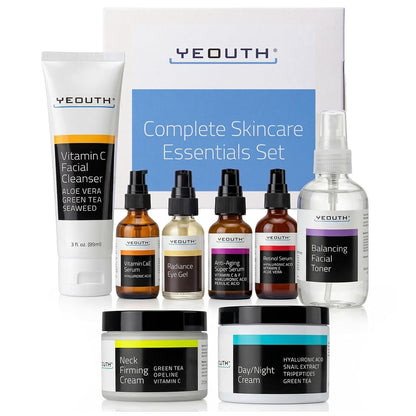 YEOUTH Set de cuidado de la piel: suero de retinol con ácido hialur...