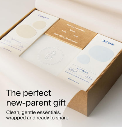 Coterie The Skin Essentials - Set de regalo para bebé, champú de 16...