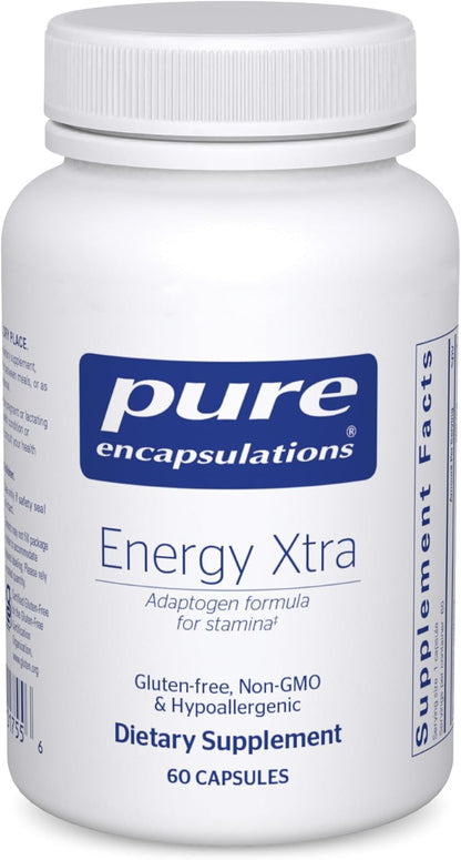 Pure Encapsulations Energy Xtra | Fórmula adaptógena para la resist...
