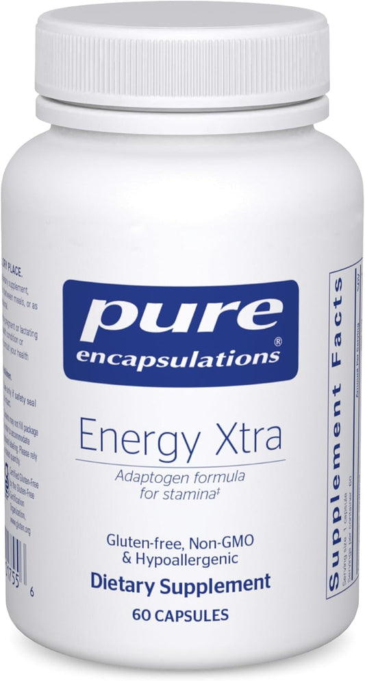 Pure Encapsulations Energy Xtra | Fórmula adaptógena para la resist...