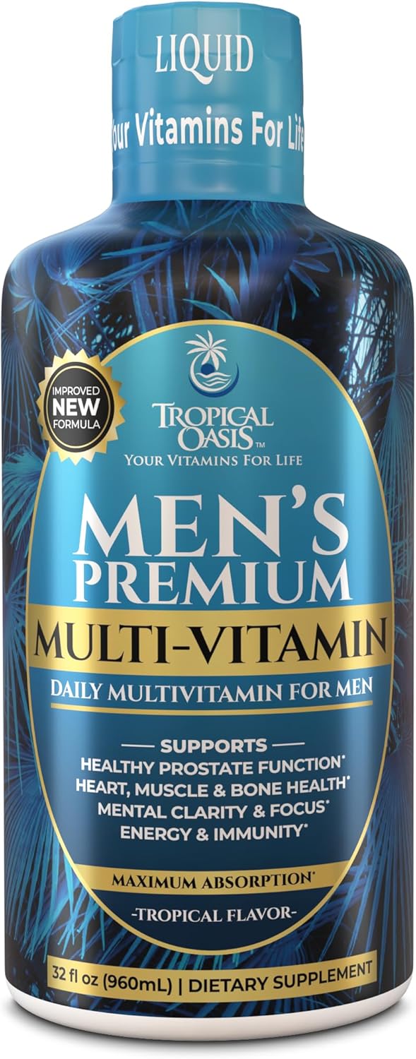 Multivitamínico líquido premium para hombres | Multivitamínico para...