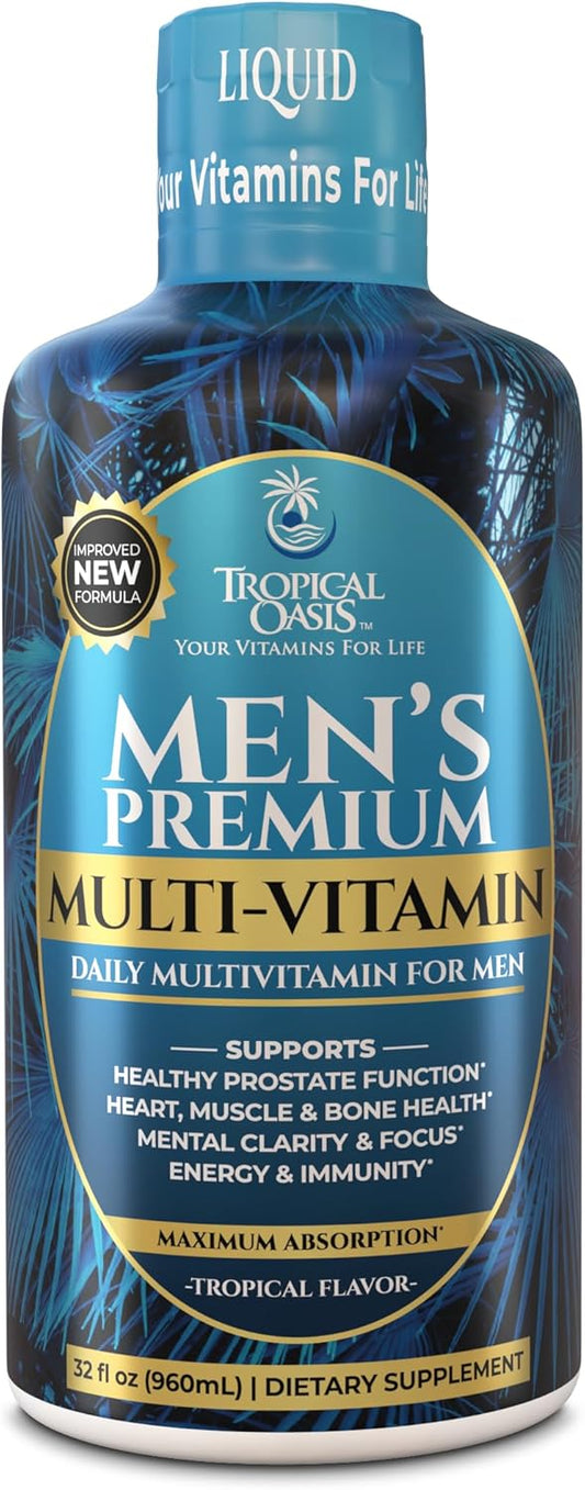 Multivitamínico líquido premium para hombres | Multivitamínico para...