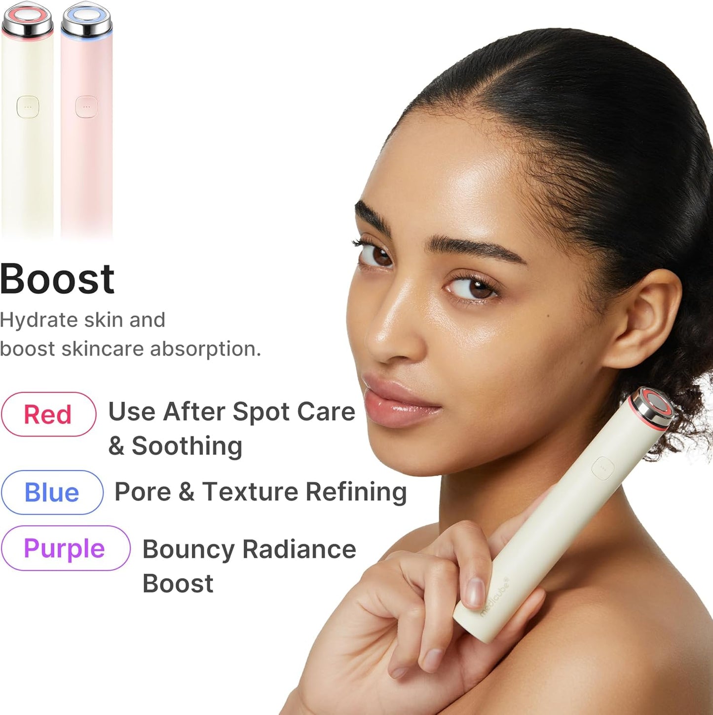 medicube Mini Booster Pro Plus - Juego de dispositivos faciales com...