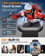 Relojes inteligentes para hombres, reloj inteligente AMOLED de salu...