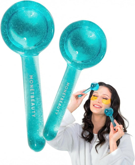 MonétBeauty Globos de Hielo para la Cara, Seguros para el Congelado...