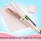 Plancha plana de pelo profesional Angenil Pro Twist, alisadora y ri...