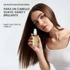 Aceite para el cabello OUAI tamaño de viaje - Aceite protector térm...