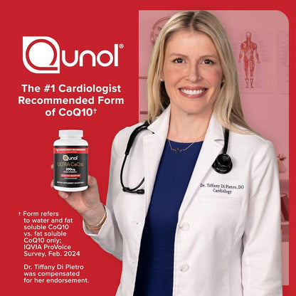 Qunol Cápsulas blandas CoQ10 de 200 mg, Ultra CoQ10 \u2013 Suplemen...