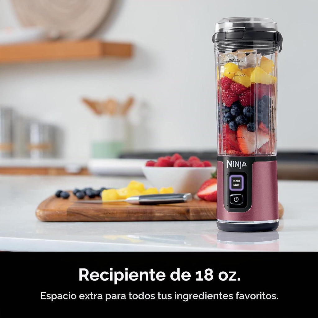 Ninja Blast Licuadora portátil, inalámbrica, recipiente de 18 onzas...