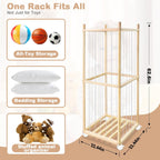 BENCHRY Almacenamiento de animales de peluche, almacenamiento de me...
