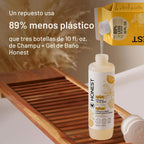 The Honest Company Cartón del recambio del jabón corporal del champ...