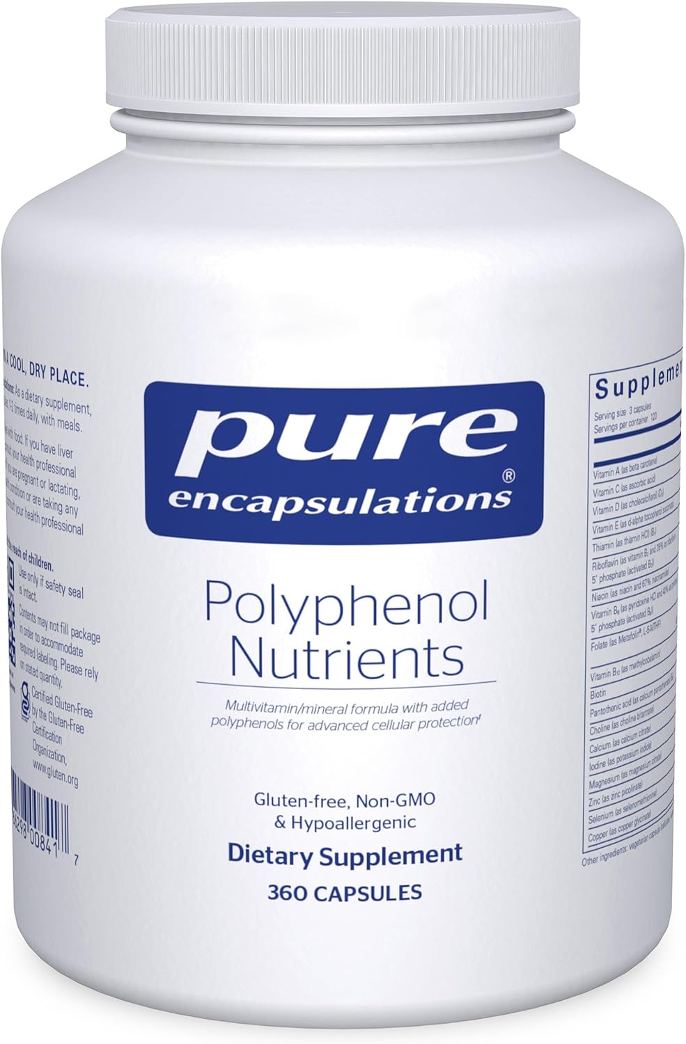Pure Encapsulations Nutrientes de polifenol | Fórmula multivitamíni...