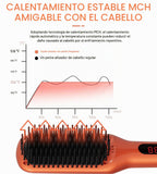 MEGAWISE - Cepillo alisador de cabello con apagado automático iónic...