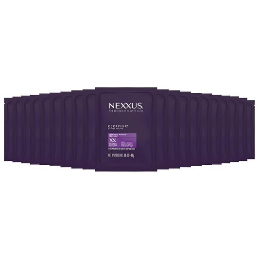 Nexxus Keraphix Máscara para cabello dañado, 20 unidades, 1.5 onzas