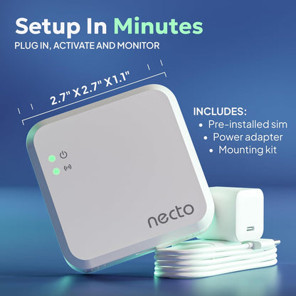 Necto Monitor de Temperatura para Mascotas RV - No Requiere WiFi -...