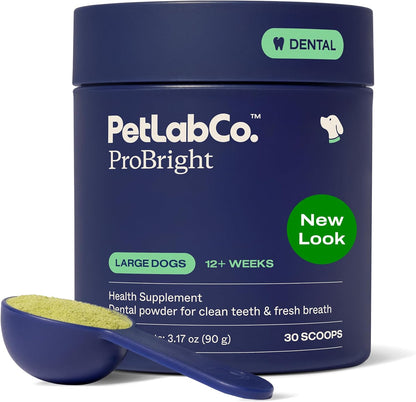 Polvo dental ProBright de PetLab Co. - Desodorante de aliento para...