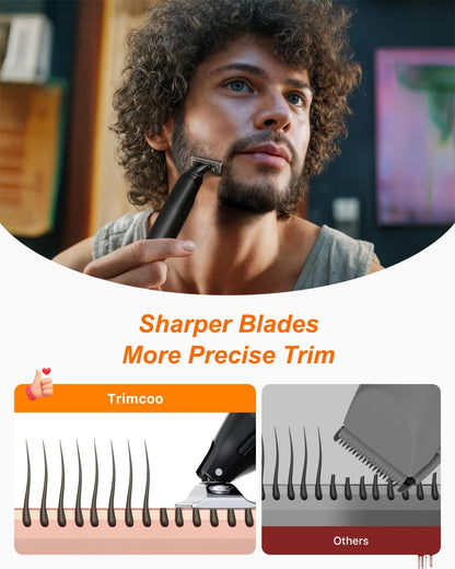 Trimcoo [2026 - Recortadora de pelo para barba y cuerpo mejorada pa...
