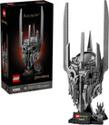 LEGO Icons The Lord of the Rings: Sauron's Helmet - Juego de construcción para adultos, mayores de 18 años - Dormitorio, oficina en casa, decoración de estante de libros, con minifigura Sauron, regalo