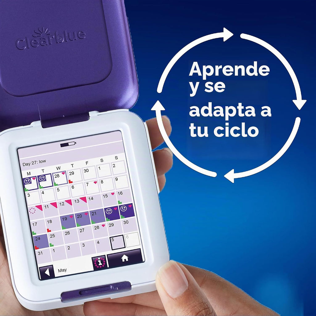 Clearblue Monitor de fertilidad, 1 monitor de pantalla táctil, 1 un...