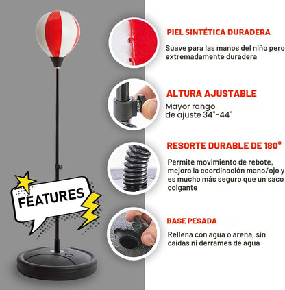 Whoobli Punching Bag for Kids and Toddler Incl Boxing Gloves| 3 4 5...