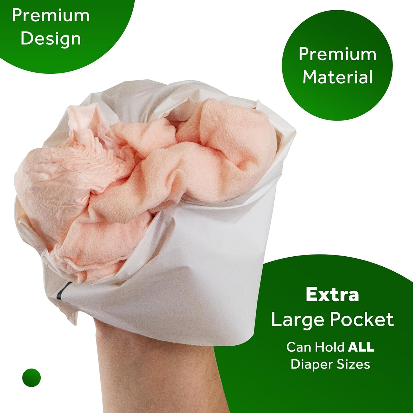 MaskIT Bolsas de eliminación de pañales | Elimina el olor con nuest...