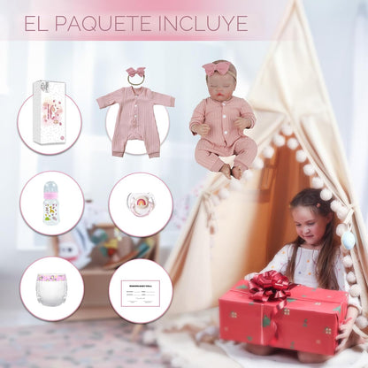WOOROY Muñecas Reborn de bebé realistas - Muñecas recién nacidas du...