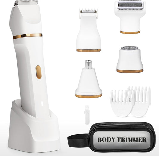 Eilveey - Cortador de bikini eléctrico para mujer, removedor de vel...