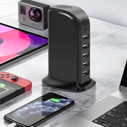 Cámara espía HSKAH con cargador USB, cámara WiFi inalámbrica para n...
