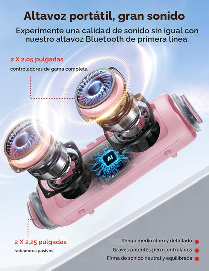 BolaButty Altavoz Bluetooth con sonido HD, inalámbrico portátil, IP...