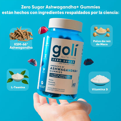 Goli Zero Sugar Trio - El Primer 3-en-1 Pre, Post, Probiótico del M...