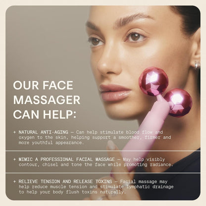 The Skinny Confidential Rodillo facial \u2013 Masajeador de ojos y...