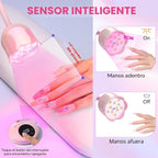 Makartt Flash Cure - Lámpara de uñas UV para uñas de gel, diseño de...