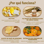 Set de champú y acondicionador de agua de arroz Luseta, volumen y b...